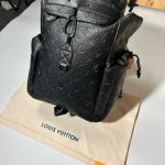 L-V BACKPACK BLACK EMBOSSED - Image 8