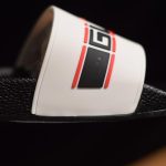 WHITE EMBOSSED SLIDER