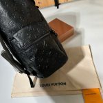 L-V BACKPACK BLACK EMBOSSED - Image 5