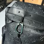 L-V BACKPACK BLACK EMBOSSED - Image 7