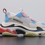 TRIPLE WHITE PINK/BLUE