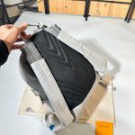 L-V BACKPACK BLACK EMBOSSED - Image 6