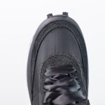 SACIA BLACK/WHITE WAFFLE