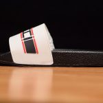 WHITE EMBOSSED SLIDER
