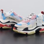 TRIPLE WHITE PINK/BLUE