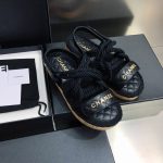 CHNL BLACK CORD SANDAL - Image 2