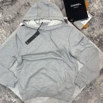 Stone Hoodie Grey Ghost Badge