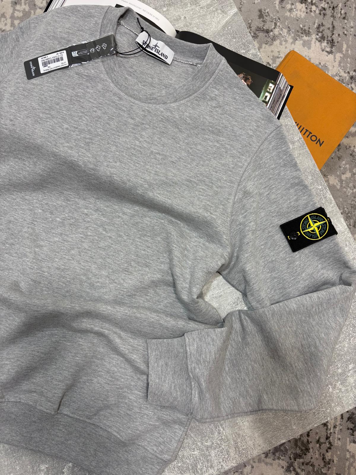 Stone Island Jumper Grey - Image 3