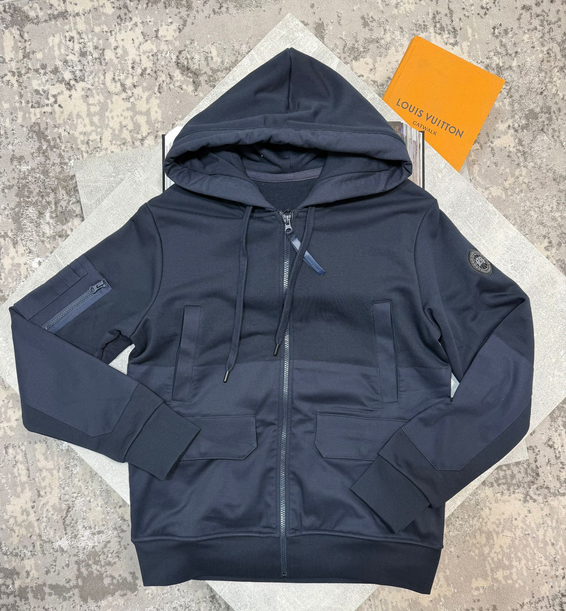 Goose Hooded Jacket Navy
