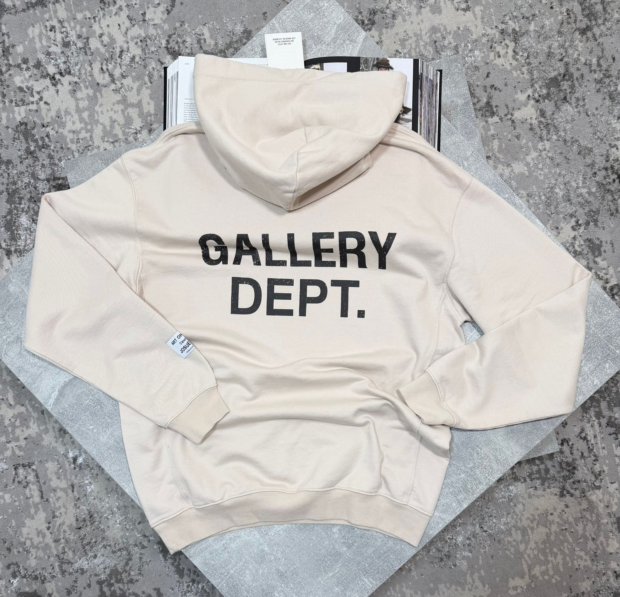 GD Hoodie Beige - Image 2