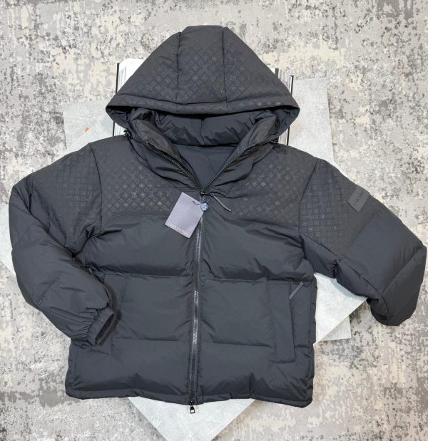 LV Puffer Jacket Black - Image 6