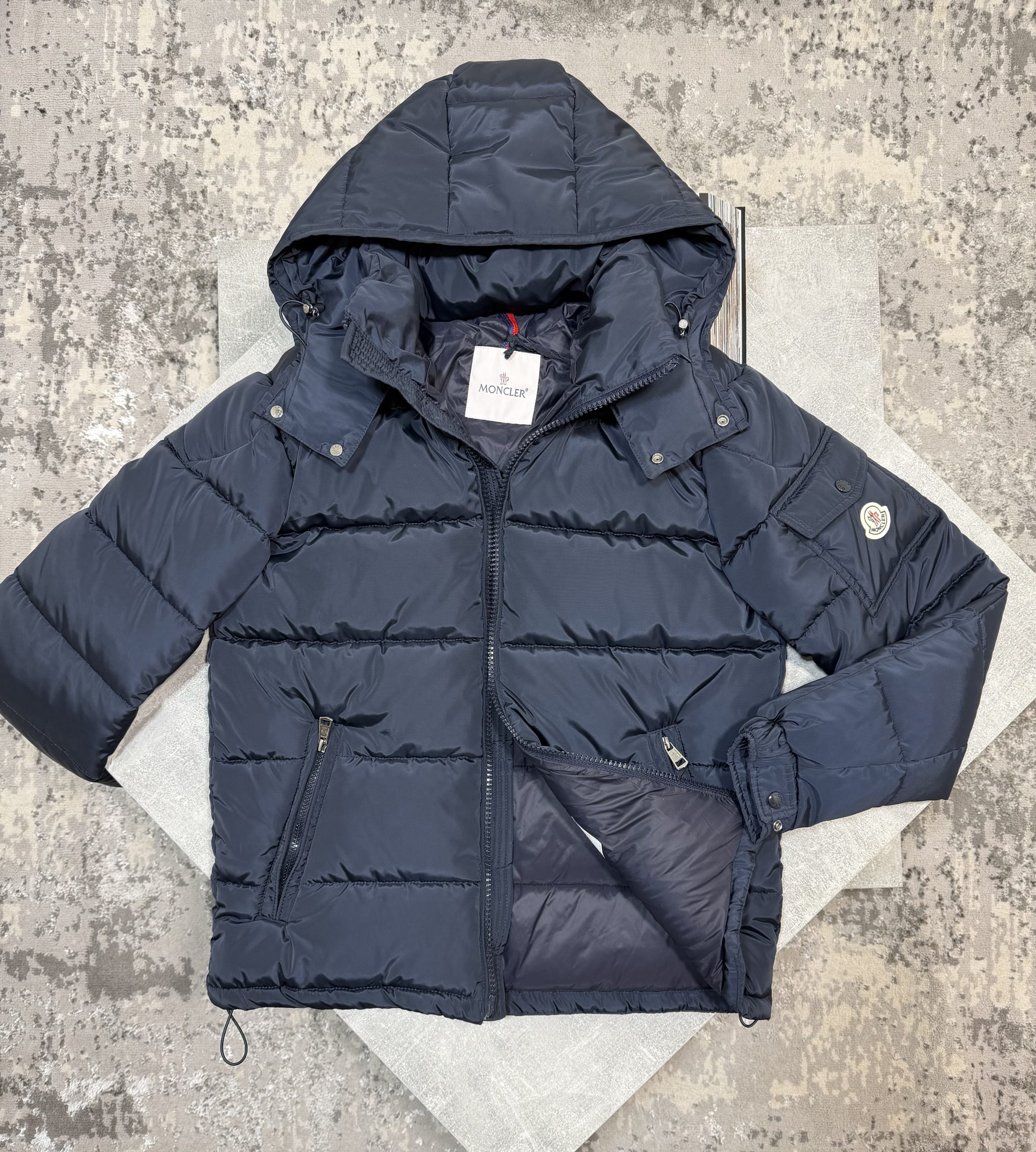 CLER Maya Matte Navy Jacket - Image 3
