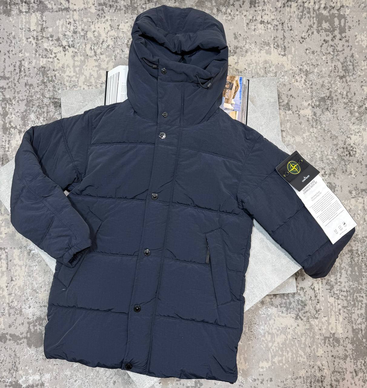 Stone island puffer Jacket Navy Blue - Image 2