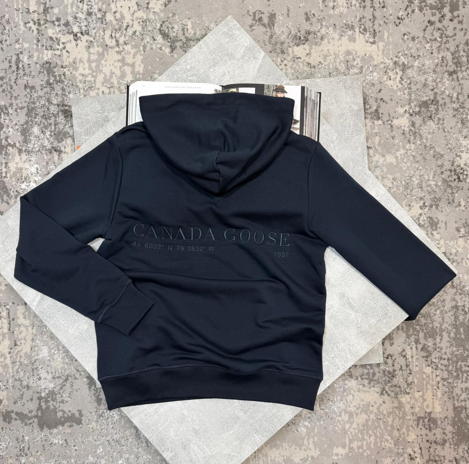 Goose Hoodie Navy - Image 2