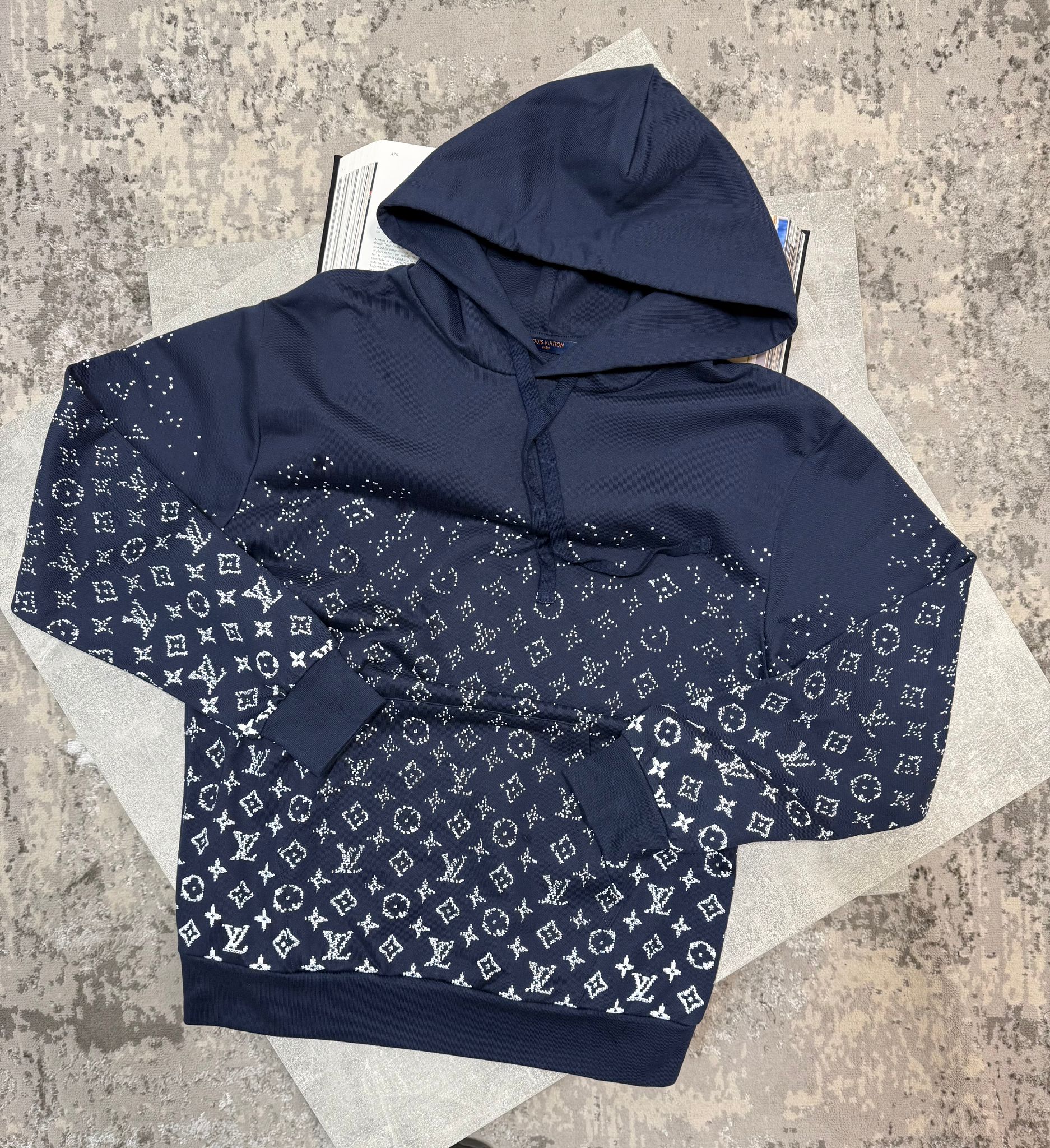LV hoodie Navy