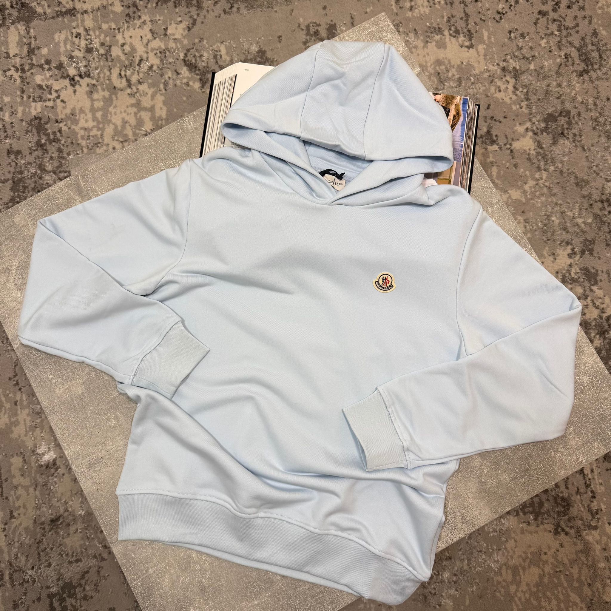 Cler hoodie light blue