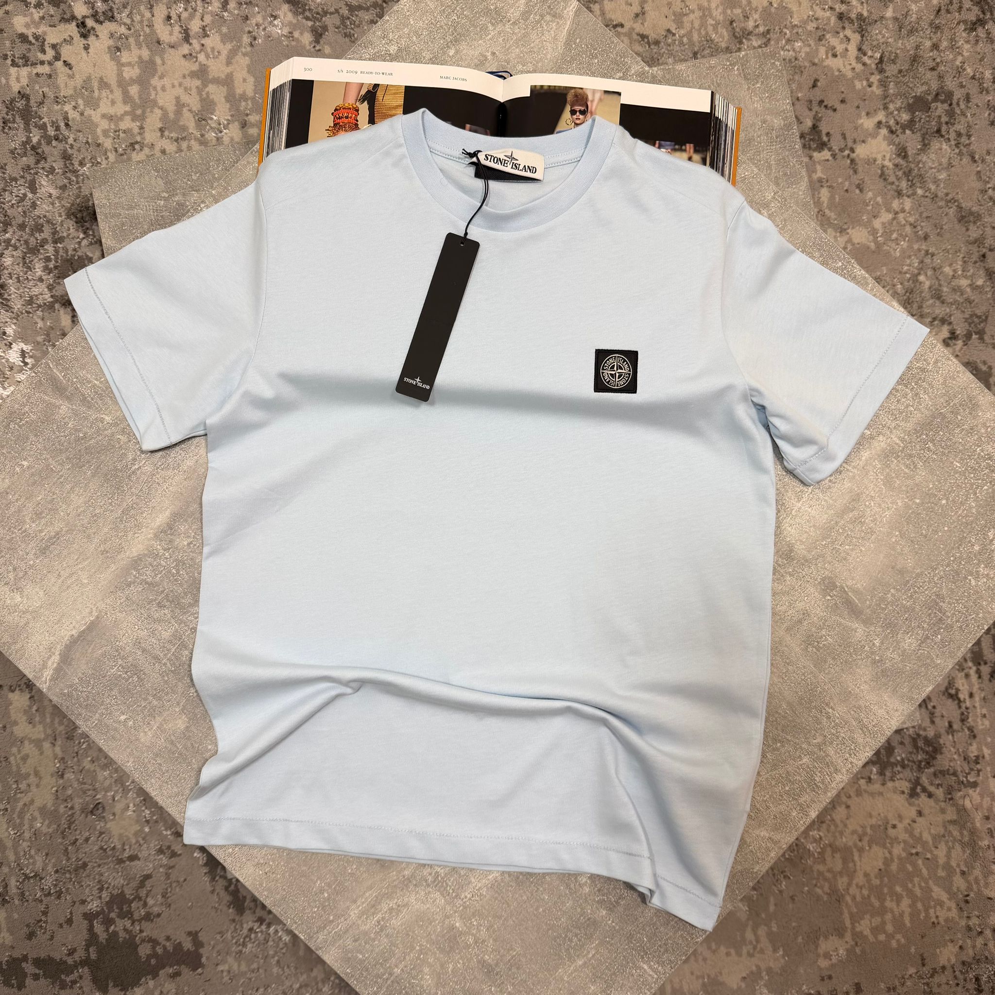 Stone Tshirt Light Blue