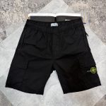 Stone cargo shorts Black