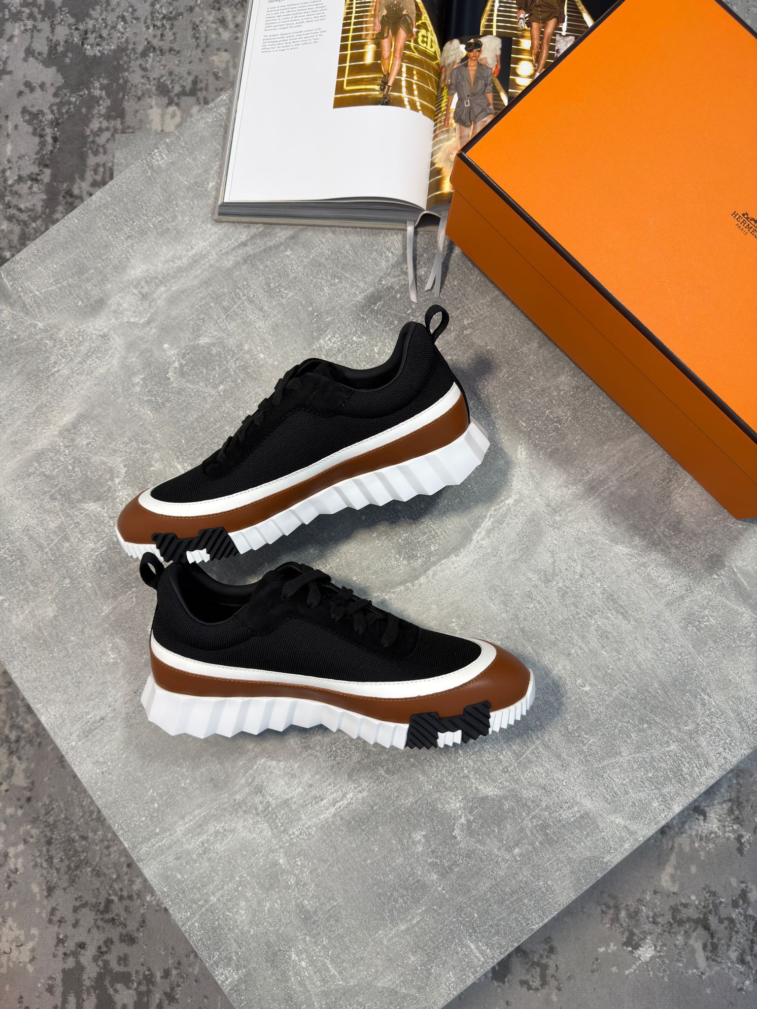 Hermes Trainers Brown - Image 2