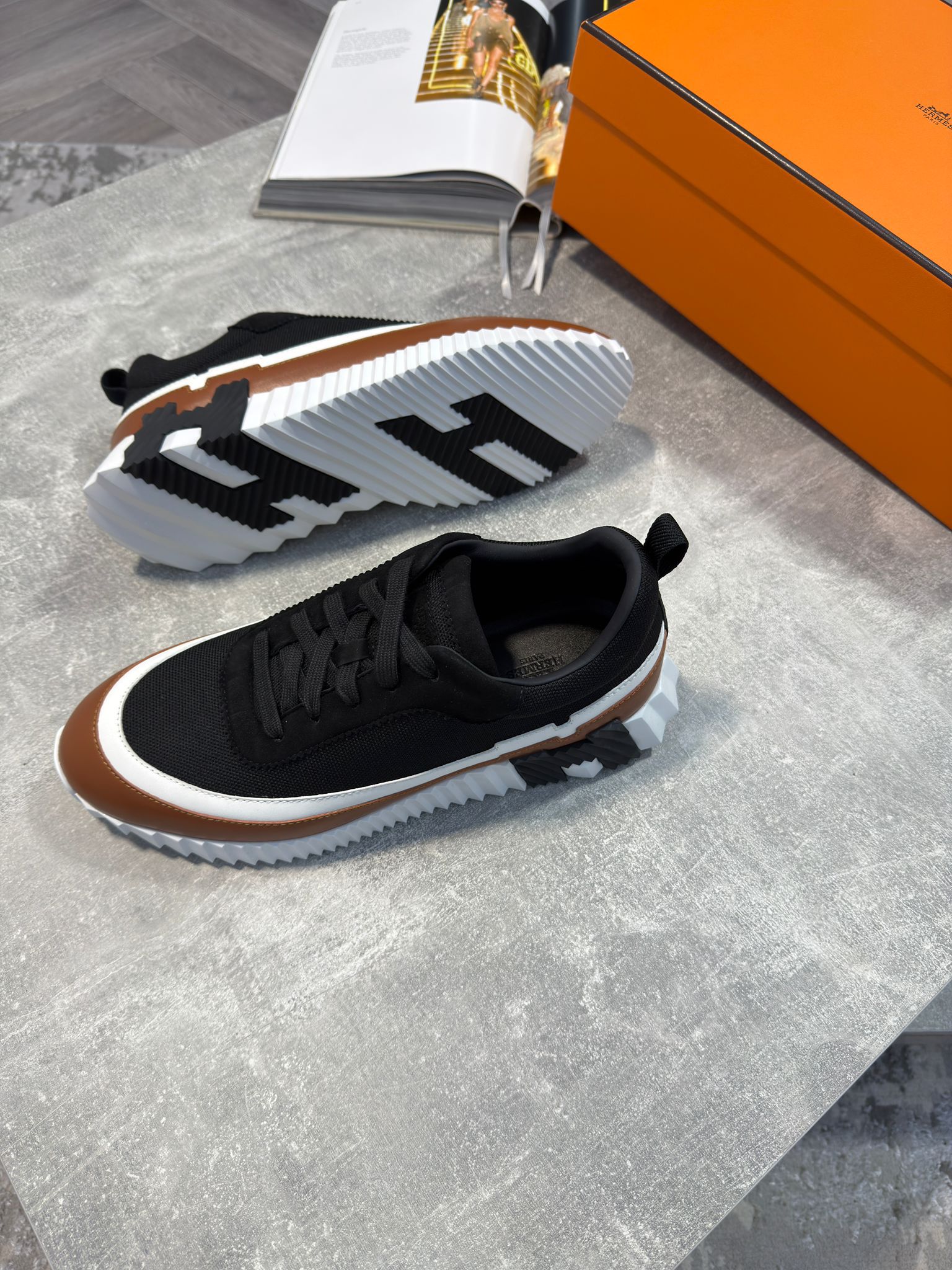 Hermes Trainers Brown - Image 3