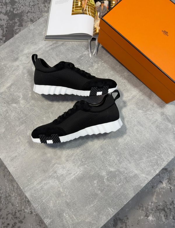 Hermes Trainers Black & Orange - Image 4