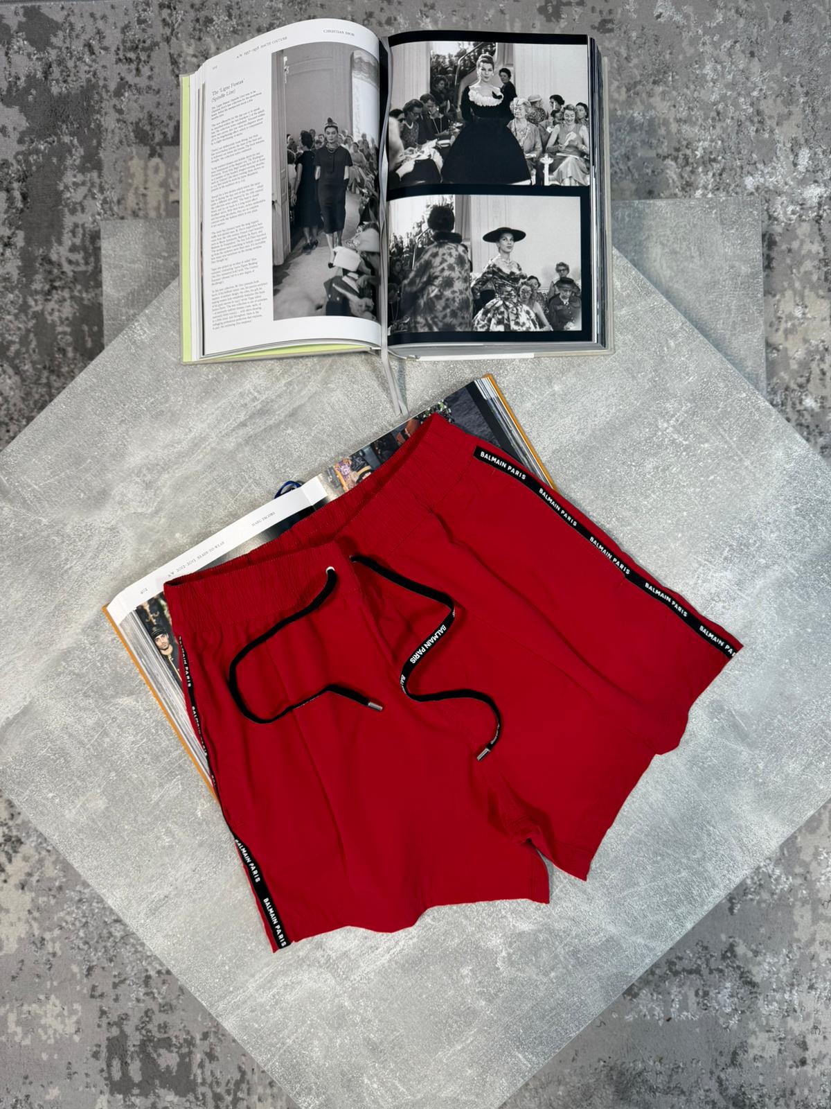 Balm Shorts Red