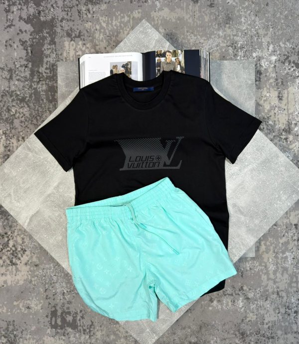 LV Tshirt Black - Image 3