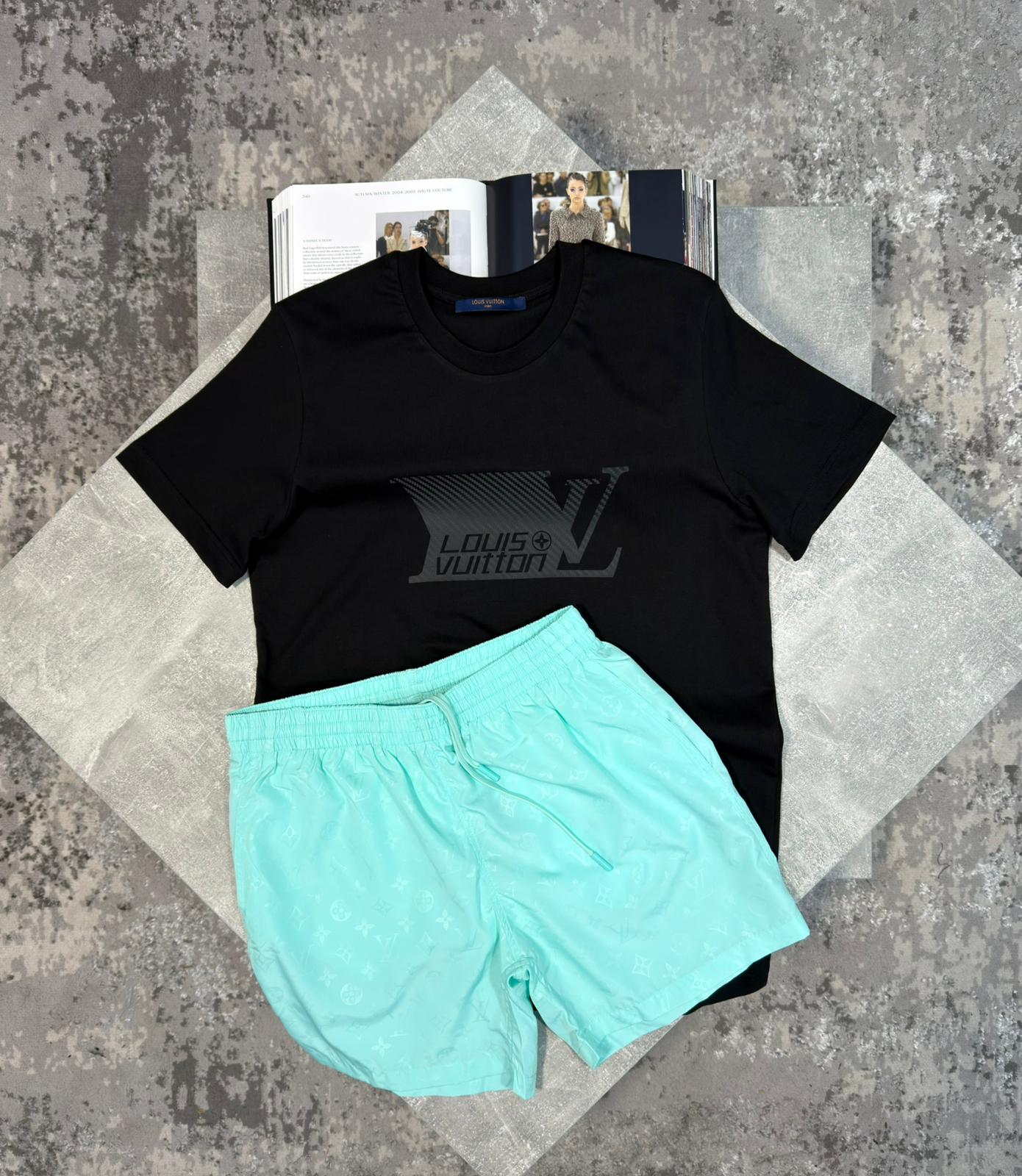 LV Tshirt Black - Image 3