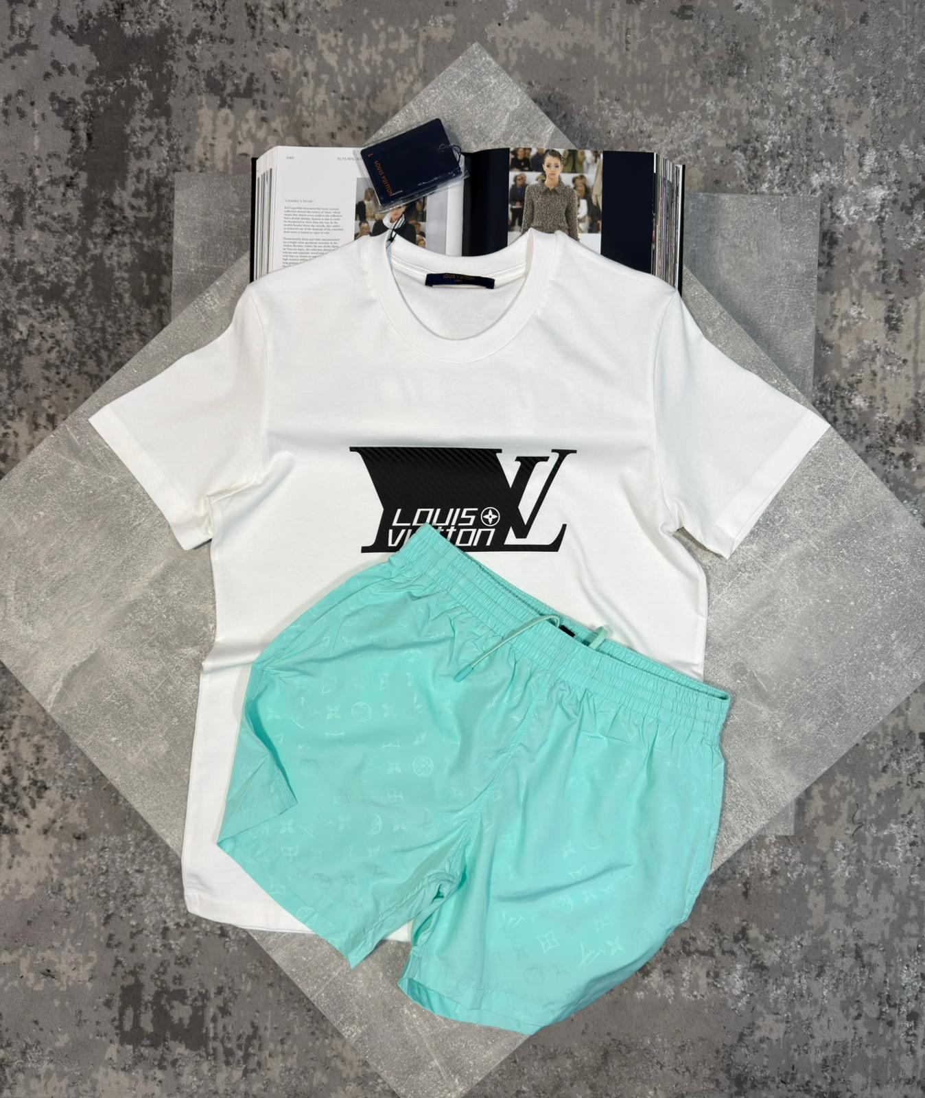 LV Tshirt White - Image 5