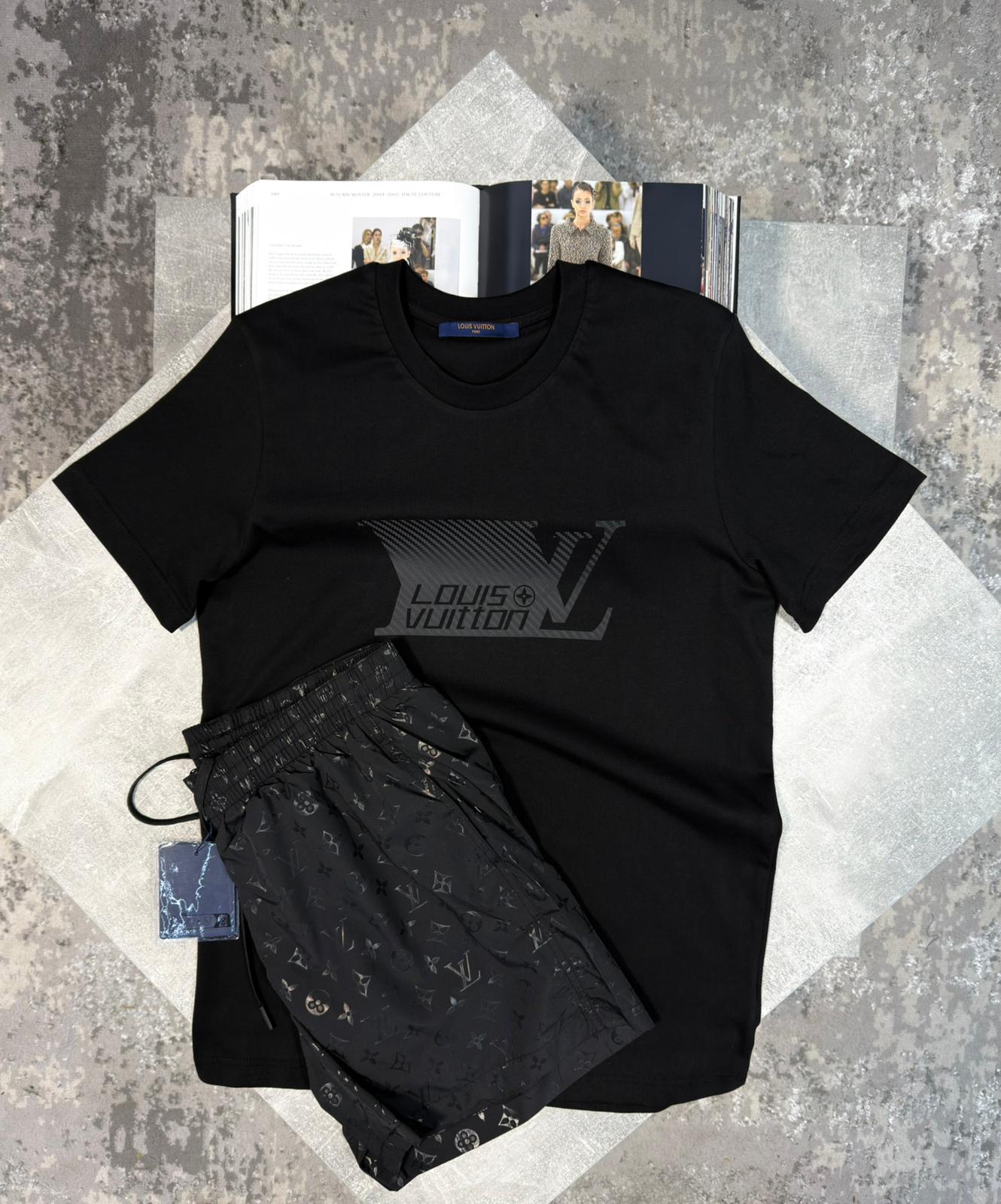 LV Tshirt Black - Image 4