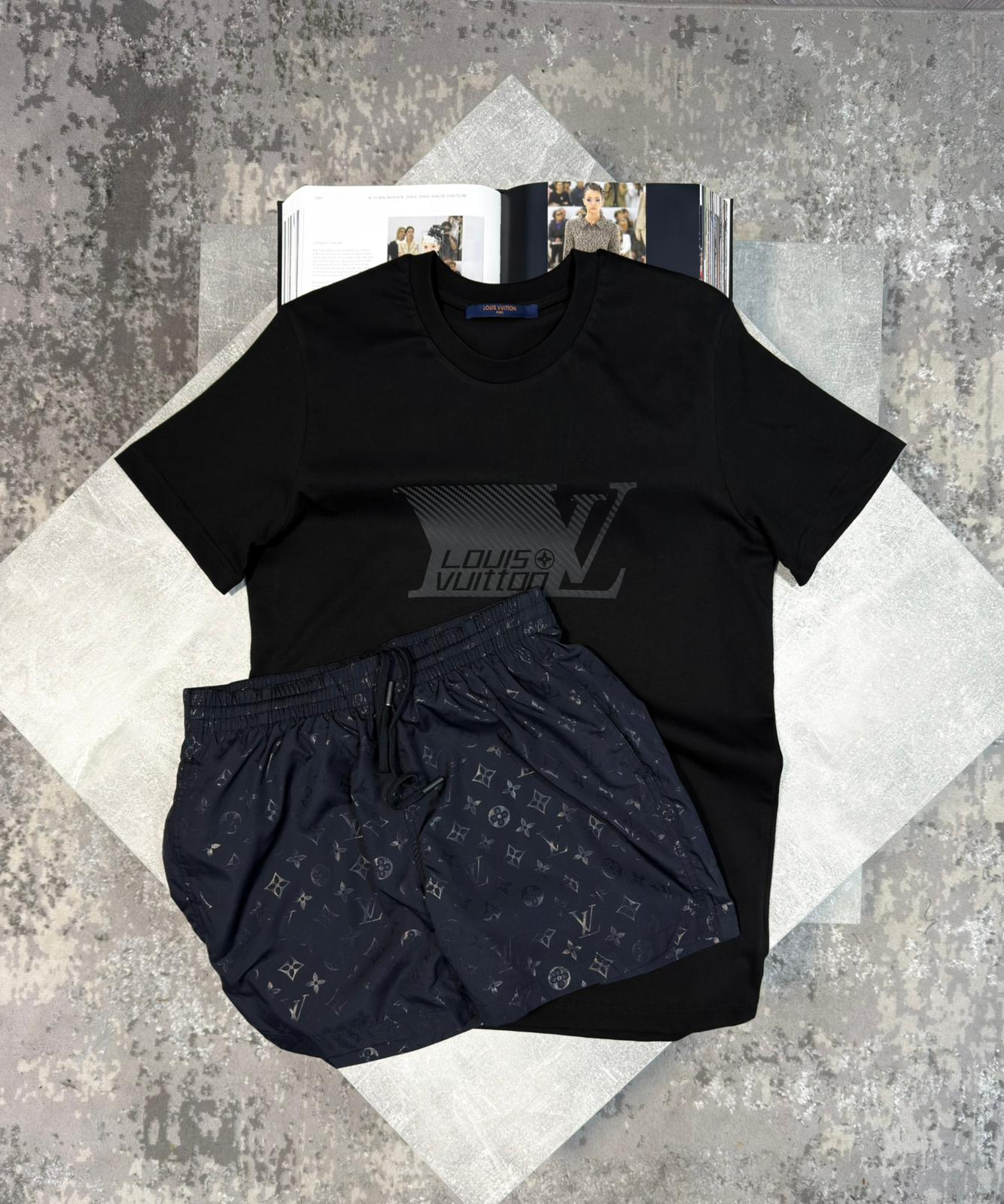 LV Tshirt Black - Image 5