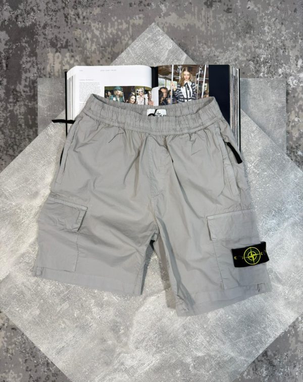 Stone Cargo shorts Grey