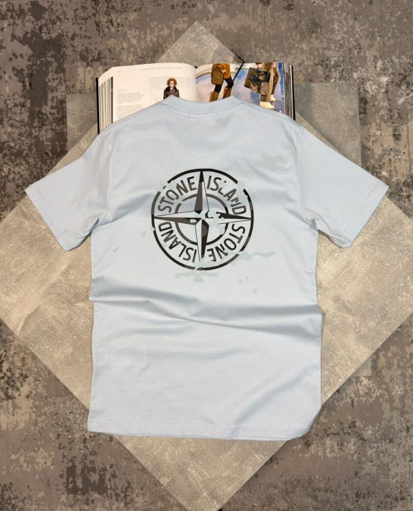 Stone Tshirt Light Grey - Image 2