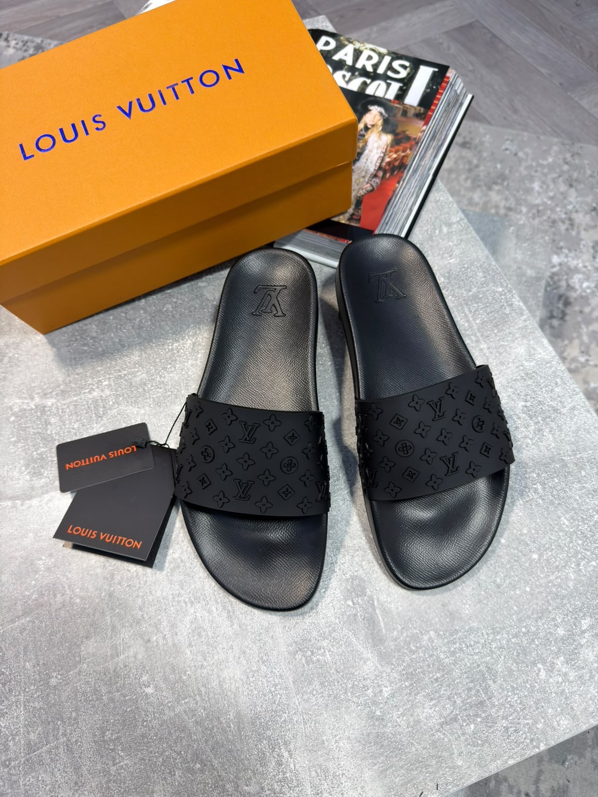 LV Slides Black - Image 4