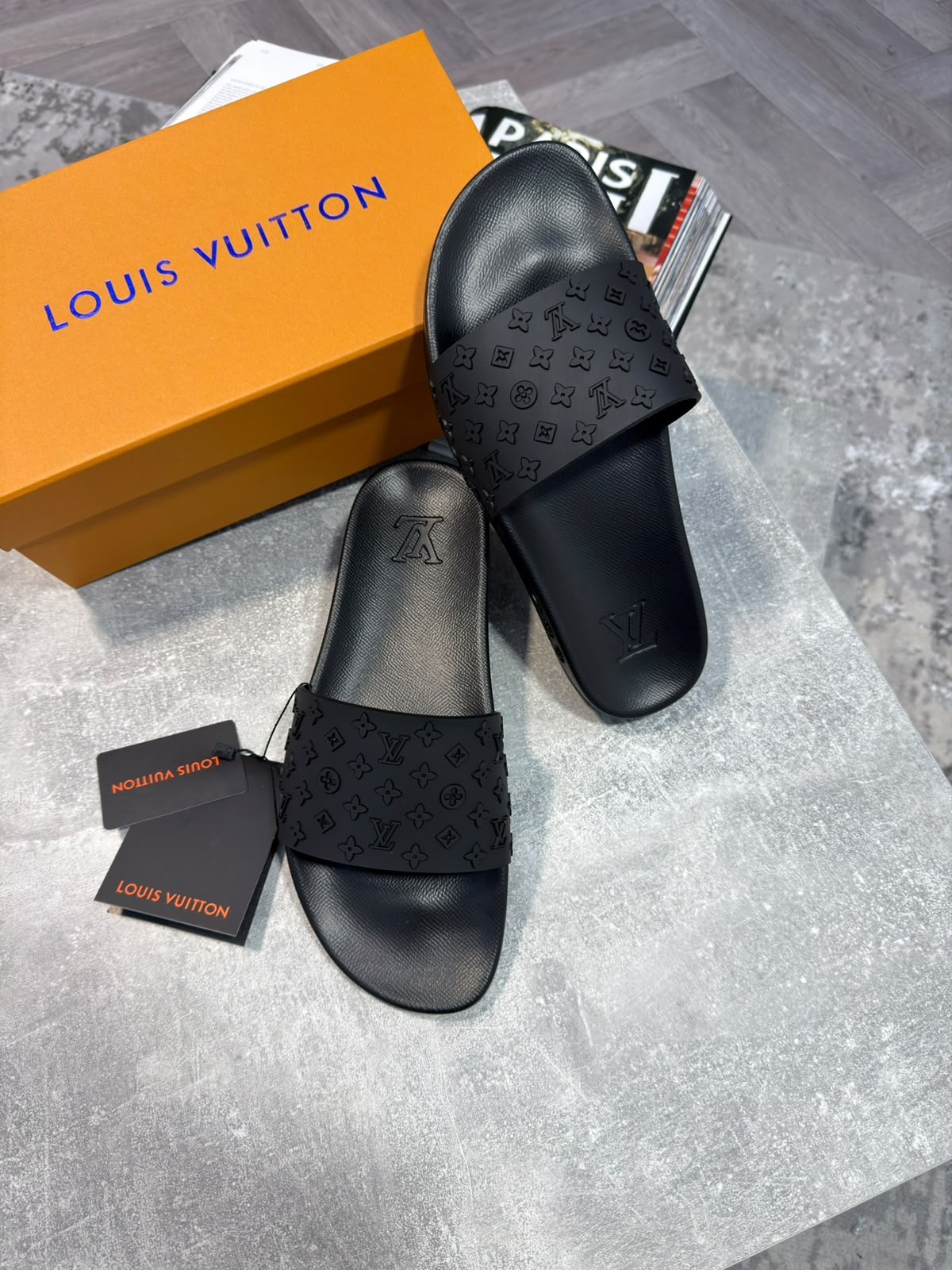 LV Slides Black - Image 2