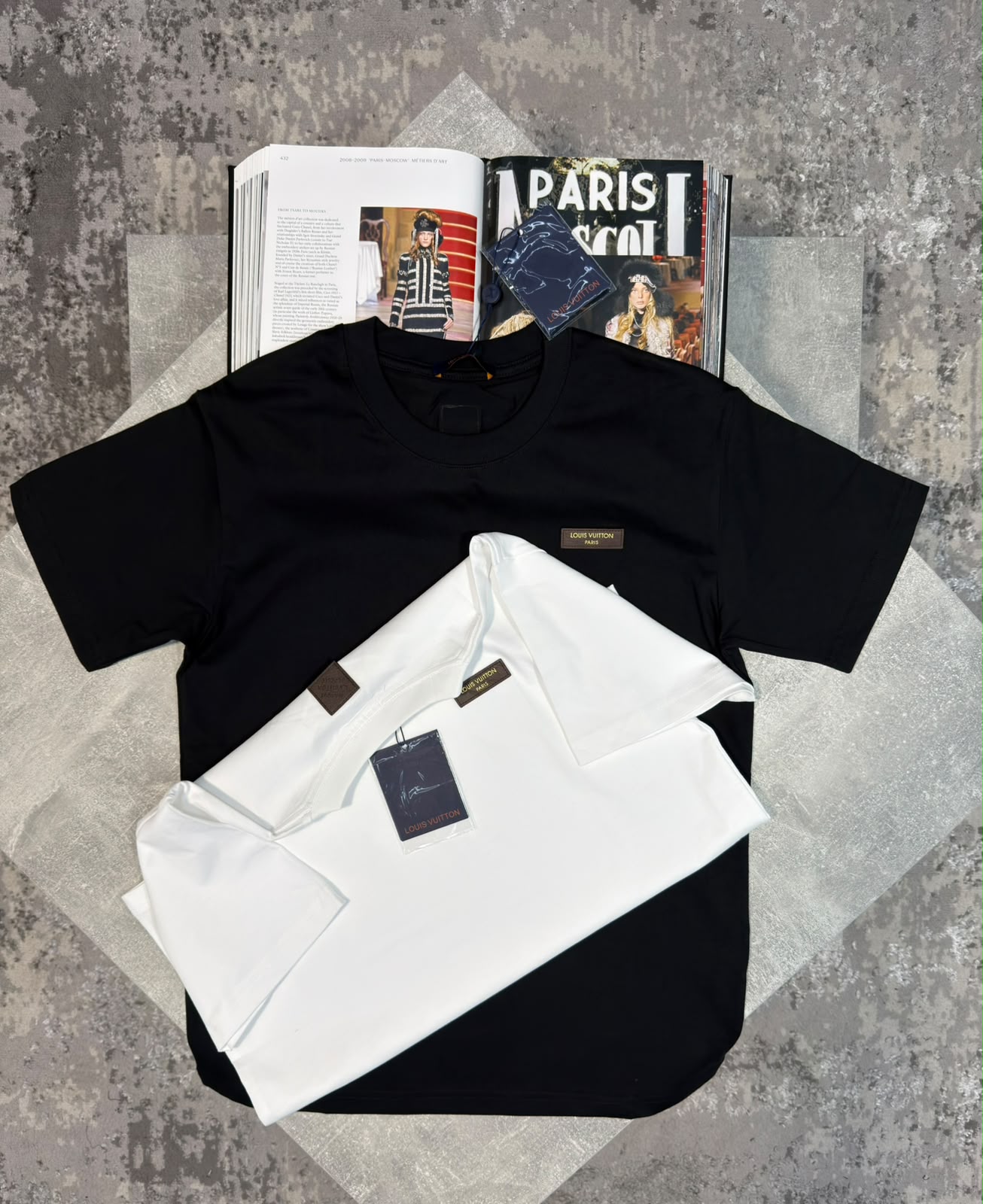 LV Tshirt Black - Image 3