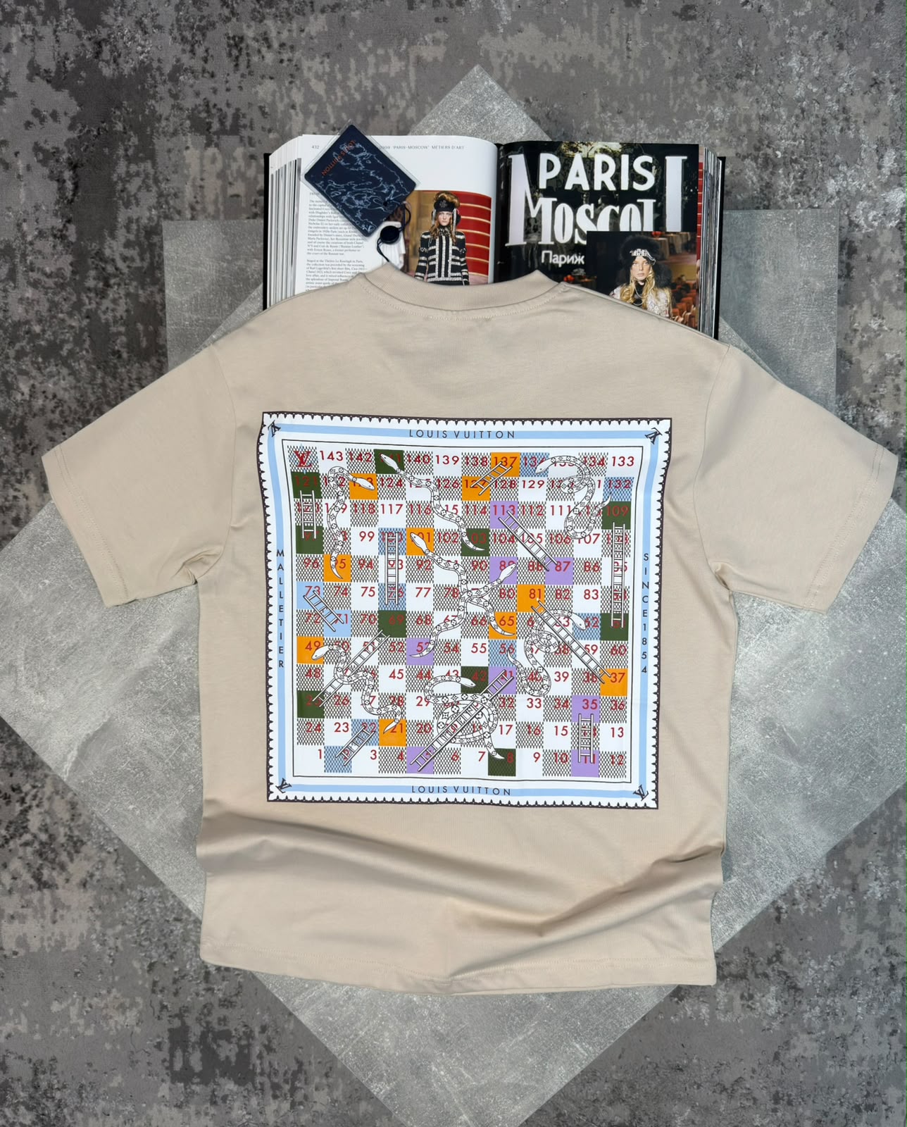 LV Tshirt Beige - Image 2
