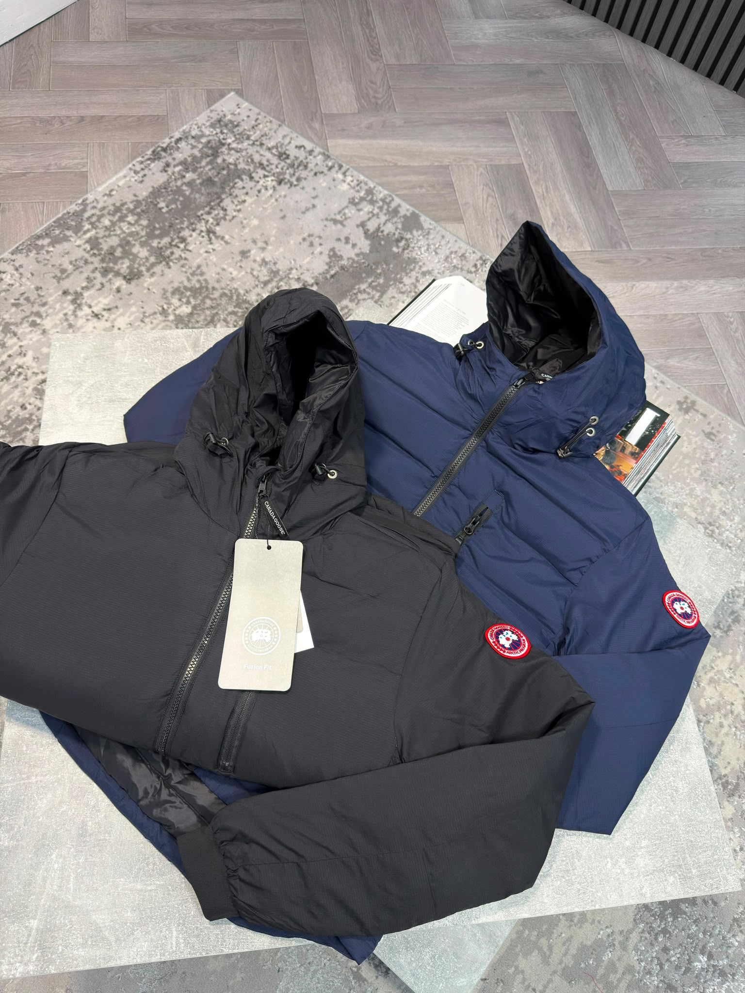 CG lodge jacket Navy - Image 3