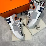 Hermes Paris Slip On White Cream