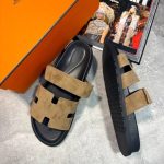 Hermes Sliders Tan