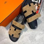 Hermes Sliders Tan