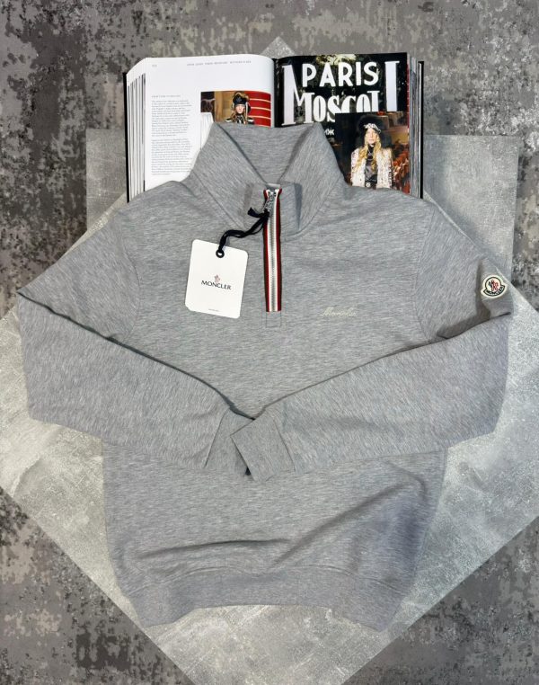 MNCLR 1/4 Zip Grey