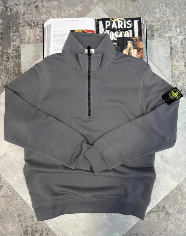 Si 1/4 Zip Dark Grey