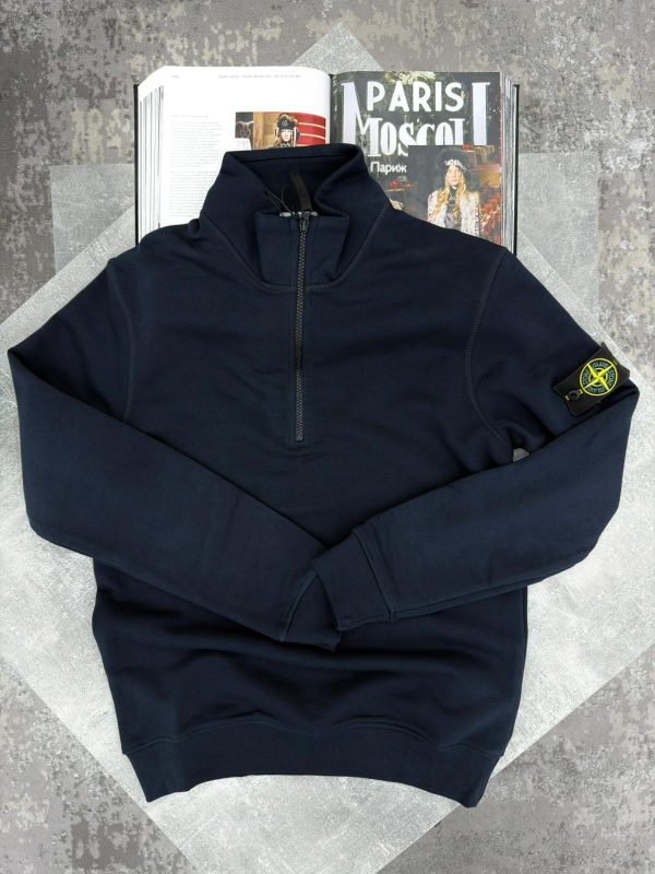 Si 1/4 Zip Navy