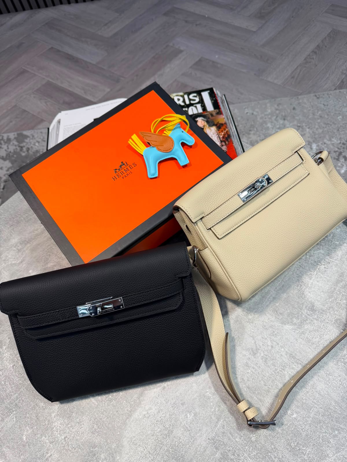 HM Mens Bag Beige - Image 9