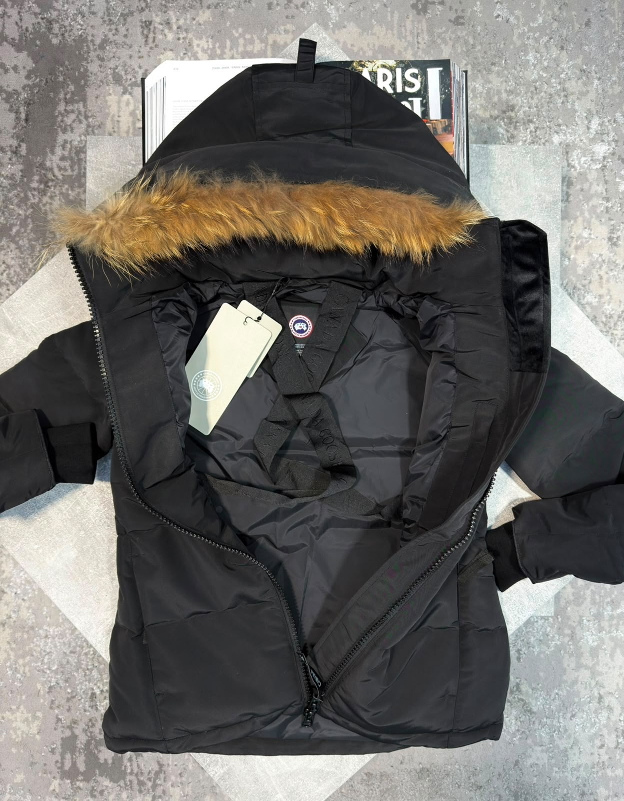 CG Womens Jacket Ghost Red Badge - Image 2