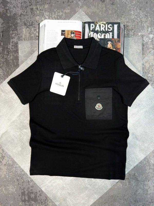 MNCLR pocket Polo Black
