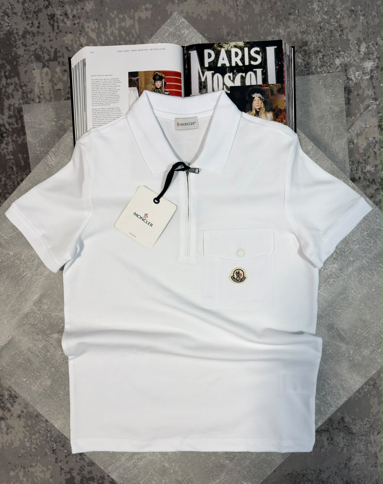 MNCLR pocket Polo White