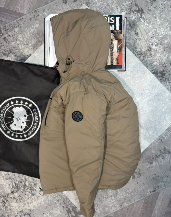 CG Lodge Jacket Ghost Badge Beige - Image 3