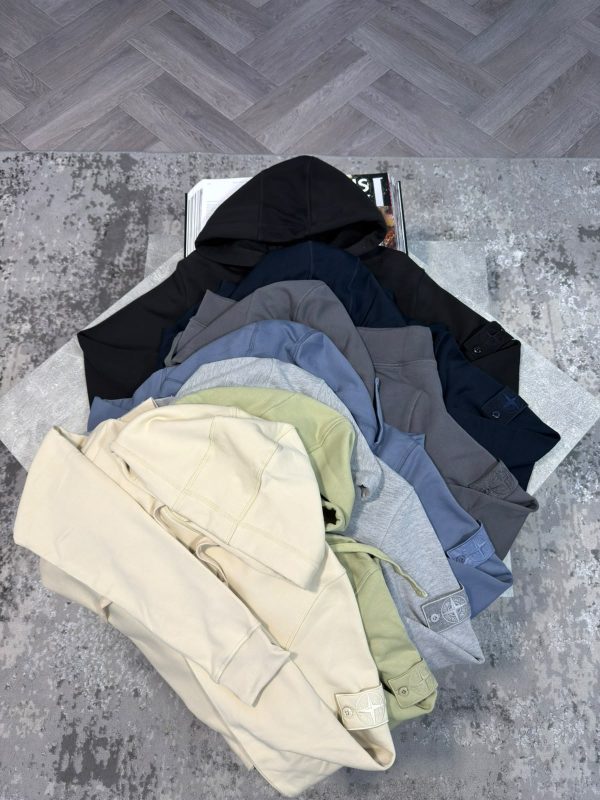 SI Ghost Badge Hoodie Pale Blue - Image 3